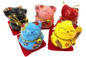 Chinese Lucky Cat Set of 5 (II)