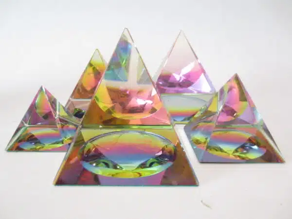 Crystal pyramide colored 5x5