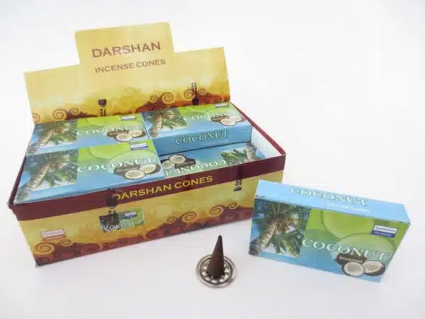 Darshan Incense Cones - Coconut