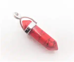 Gemstone Pendant - Red Howlite