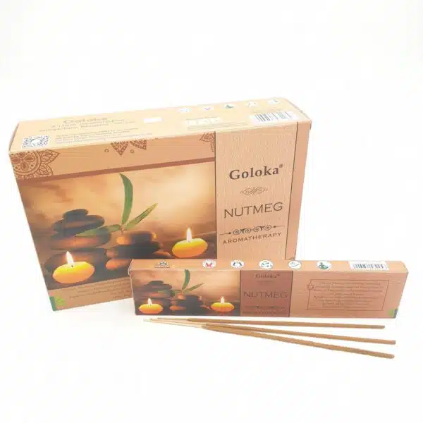 Goloka Nutmeg Aromatherapy Masala Incense Sticks