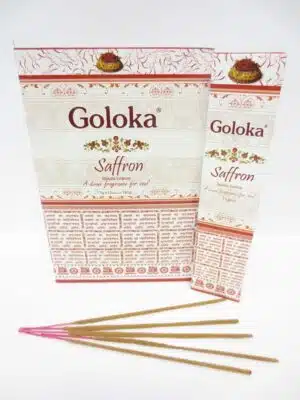 Goloka Saffron Masala Incense Sticks