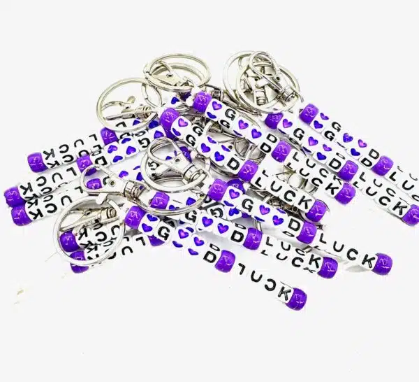 Good Luck Keychains - Purple