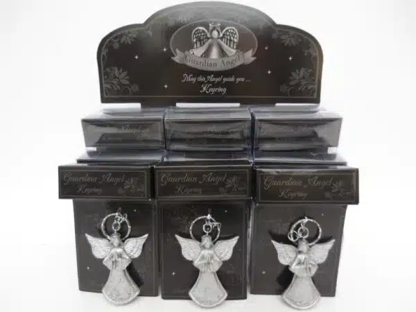 Guardian Angel Display Gift Set keyrings