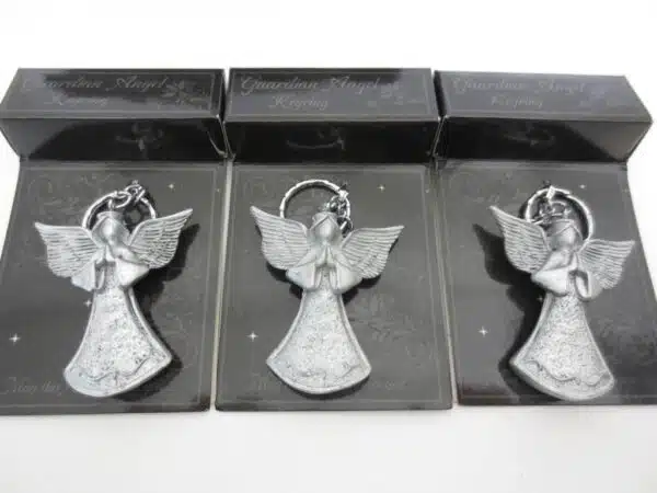 Guardian Angel Display Gift Set keyrings