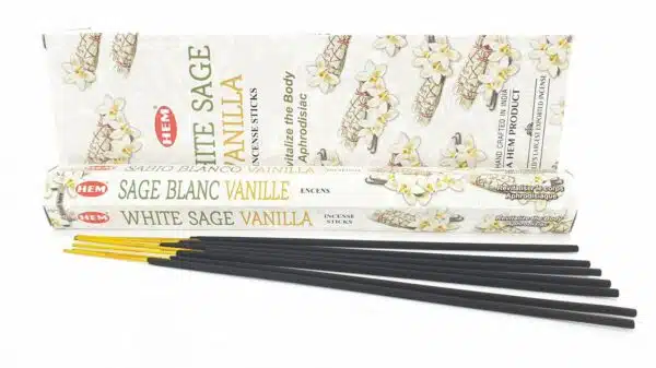 HEM Hexa Incense Sticks - White Sage Vanilla