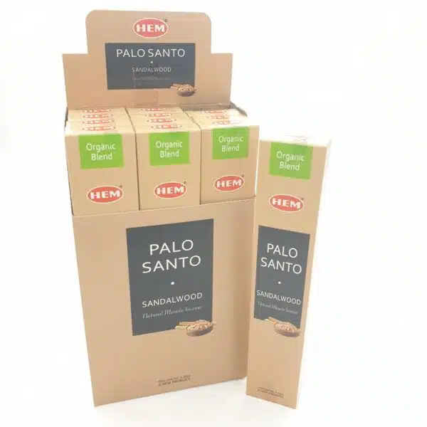 HEM Organic Blend Palo Santo & Sandelwood Incense Sticks