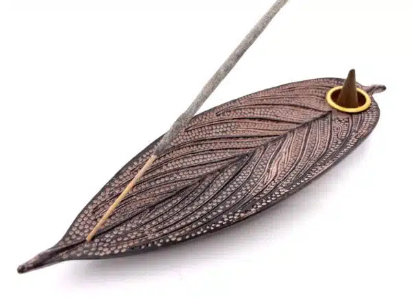 Leaf of Life Incense Holder - Red