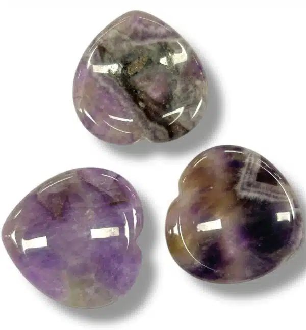 Massage and Meditation Gemstone - Amethyst (3 pieces)