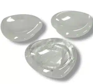 Massage and Meditation Gemstone - Rock Crystal (3 pieces)