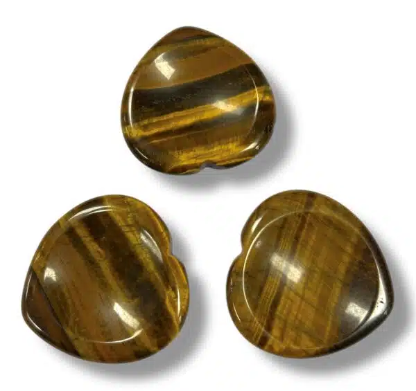 Massage and Meditation Gemstone - Tiger Eye (3 pieces)