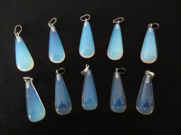 Opalite Pendant Set Water Drop (10pcs)