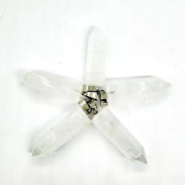 Rock Crystal Pendant Arrow Set (5pcs)