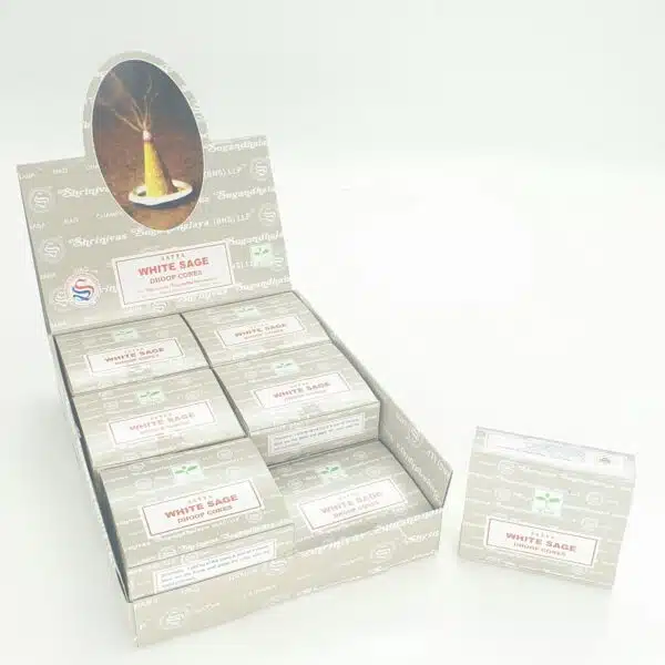 Satya Incense Cones - White Sage (Earth)