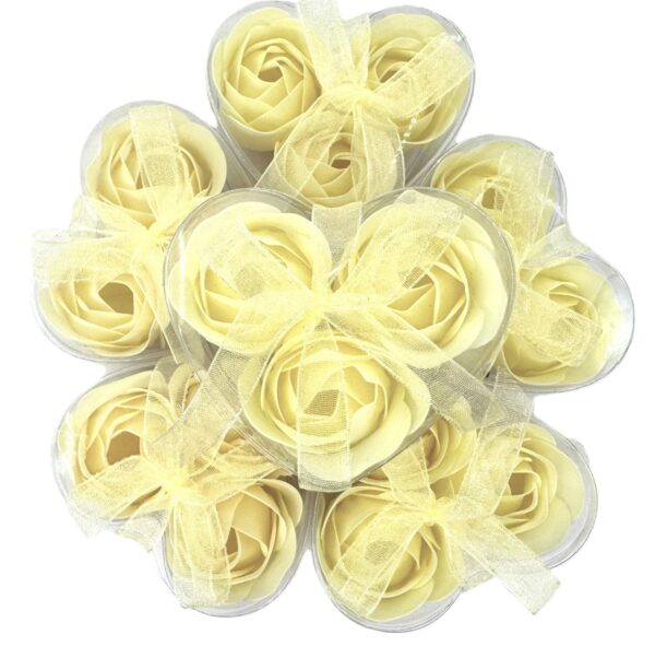 Soap Rose (Cream) 12 pieces