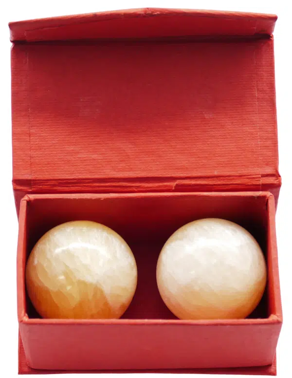 Wholesale - Meridian Balls Marble Yellow 4 cm