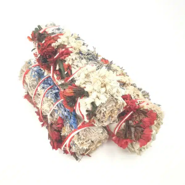 Wholesale - White Sage & Statice sinuata & Verbascum Smudge 12cm (3 x 40-50 grams)