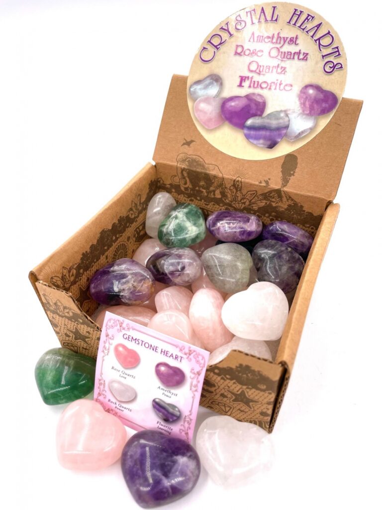 4 Crystal Hearts (25pcs)