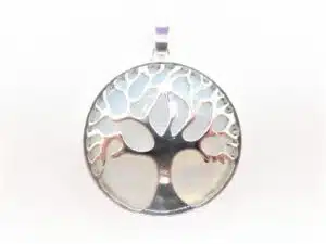 Gemstone Tree of Life Pendant - Opalite