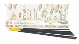 HEM Hexa Incense Sticks - White Sage Vanilla