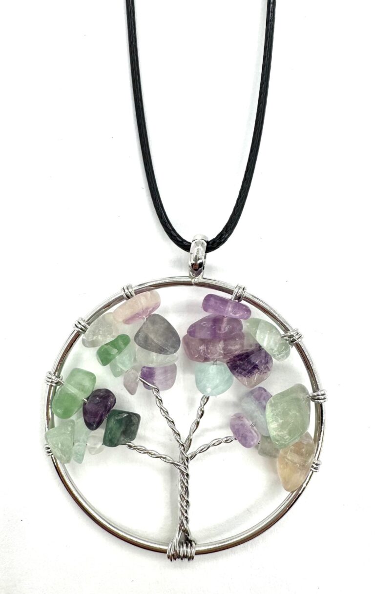 Tree of Life Necklace - Fluorite