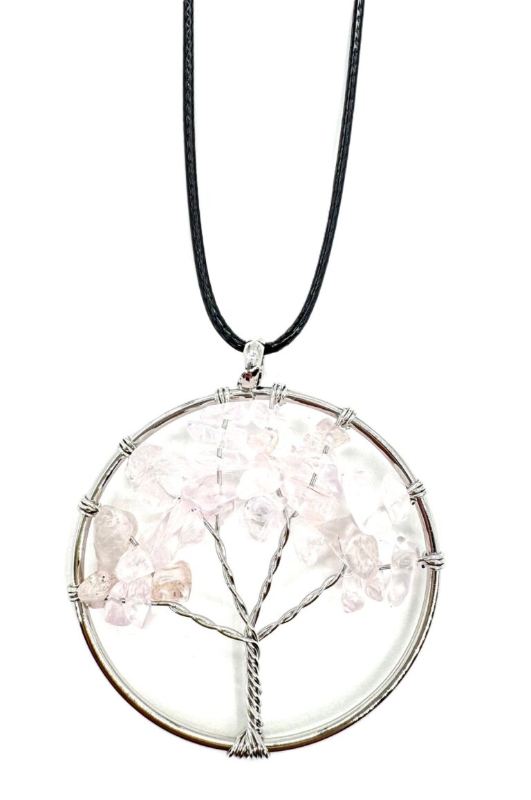 Tree of Life Necklace - Rock Crystal