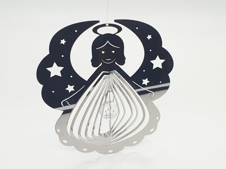 Cosmo Wind Spinner Angel with Crystal (28cm)