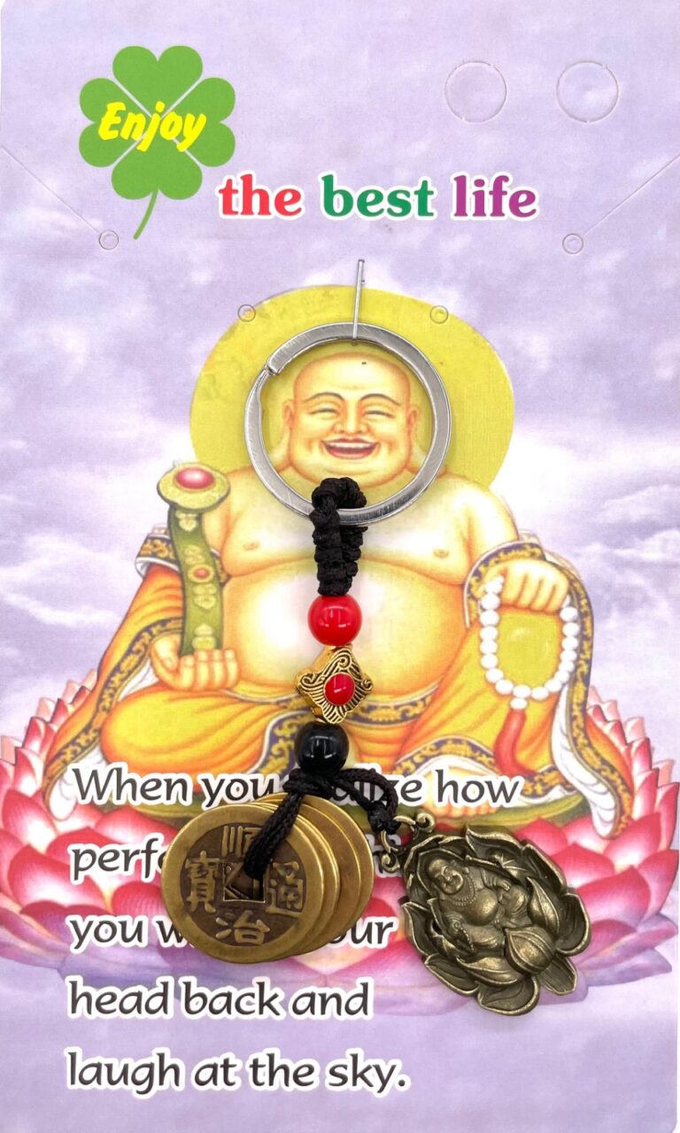 Lucky Coins with Buddha Keychain Luxury
