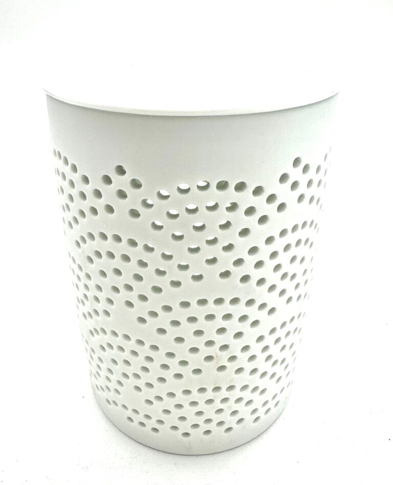 Oil Burner White with Waves