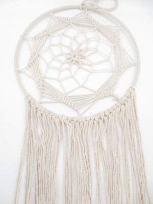 30cm Round Dreamcatcher Cream