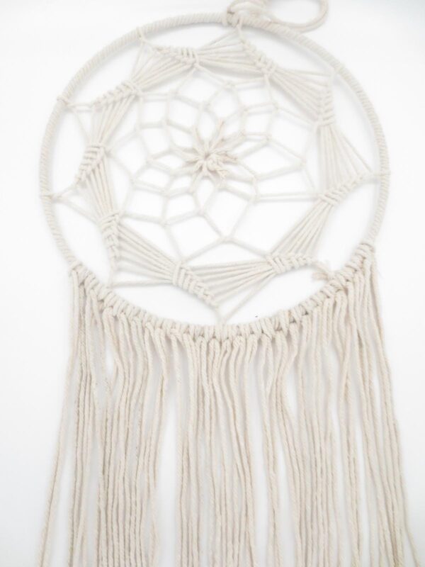 30cm Round Dreamcatcher Cream