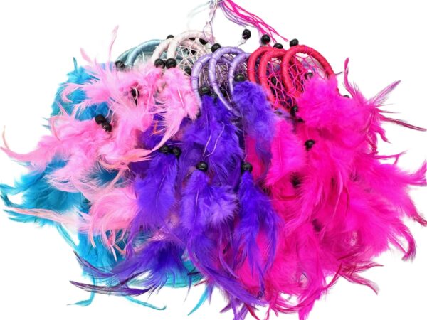 6cm Round Dreamcatcher Mixed Color (12 pieces)