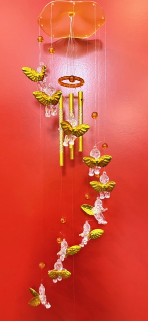 Angel windchime - Gold