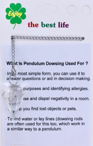 Gemstone Pendulum Wholesale - Rock Crystal