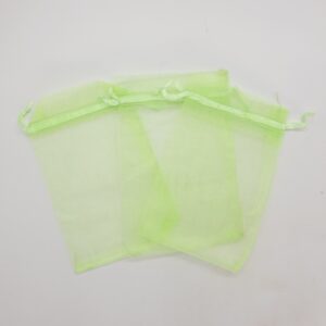 Organza Bags 10 x 15 cm - Light Green (100pcs)