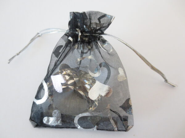 Organza Gifts bag Black - 13cm x 20cm