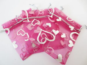 Organza Gifts bag Fuchsia - 10cm x 15cm