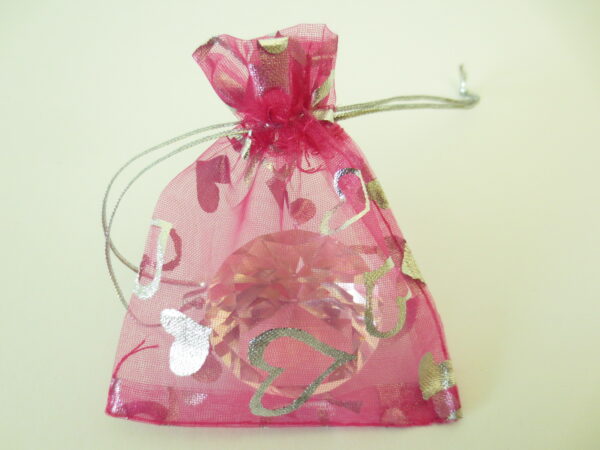 Organza Gifts bag Fuchsia - 13cm x 20cm