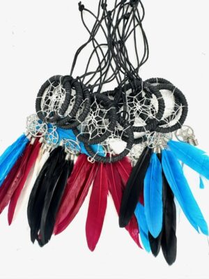 5 cm Round Dreamcatcher with Star (12 pieces)
