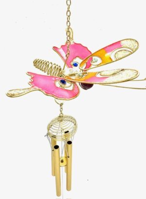 Butterfly Wind Chimes - Pink