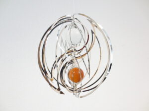 Mini Cosmo Yin Yang Amber (2pcs)