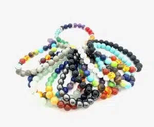8mm Gemstone 7 Chakra Bracelets without Box