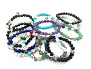 8mm Gemstone Buddha Bracelets without Box