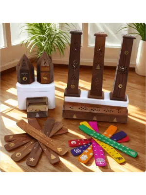 Wooden Incense Holders