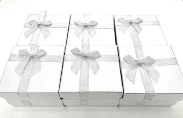Jewellery Boxes set of 12 pieces - Silver