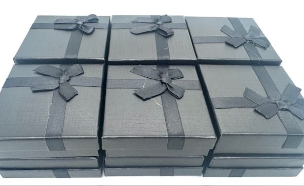 Jewellry Boxes set of 12 pieces - Black