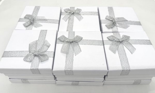 Jewelry Boxes set of 12 pieces - White