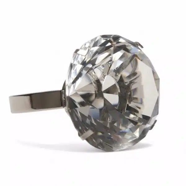 5 cm Crystal Diamond Napkin Ring