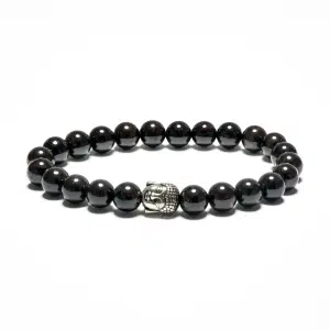 8mm Buddha Bracelet without Box - Garnet
