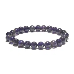 8mm Gemstone Bracelet without Gift Box - Amethyst